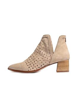 Stivale Popa Cristina Picado Beige per Donna