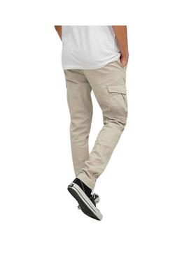 Pantaloni Jack & Jones Marco Joe Beige Uomo