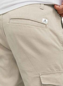 Pantaloni Jack & Jones Marco Joe Beige Uomo