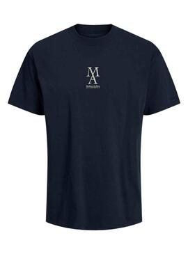 T-Shirt Jack & Jones Bluspencer Blu Navy Uomo