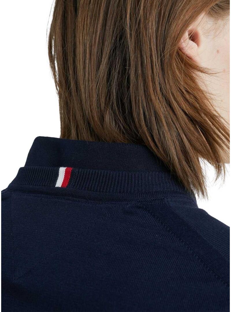 Felpa Tommy Hilfiger 1985 Blu Navy per Uomo