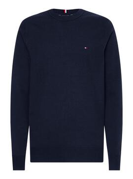 Felpa Tommy Hilfiger 1985 Blu Navy per Uomo