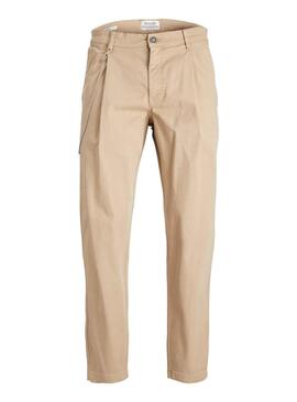 Pantaloni Jack & Jones Bill Freddie Beige Uomo