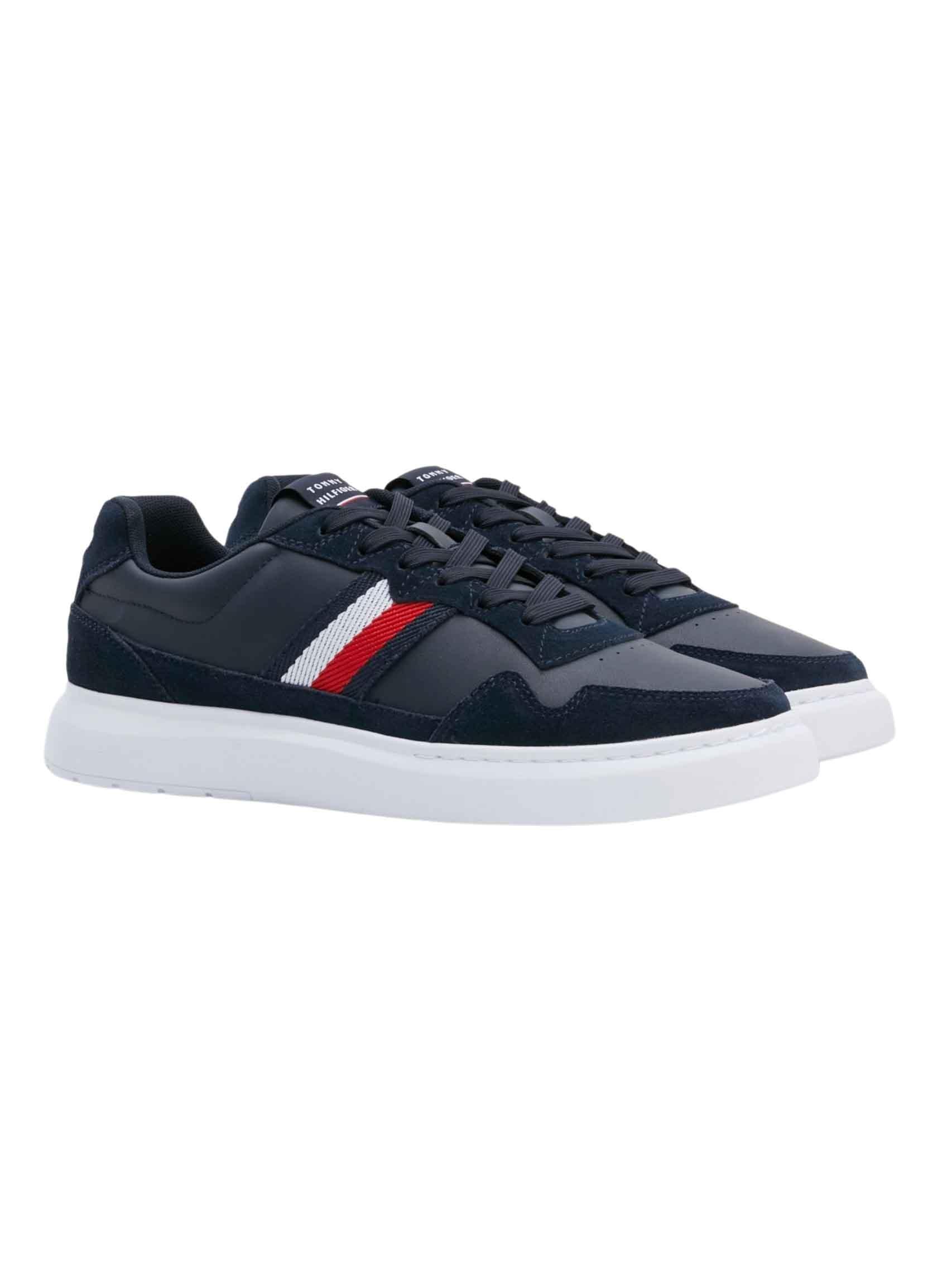 Sneakers Tommy Hilfiger Mix Cup Blu Navy Uomo