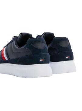 Sneakers Tommy Hilfiger Mix Cup Blu Navy Uomo