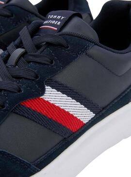 Sneakers Tommy Hilfiger Mix Cup Blu Navy Uomo