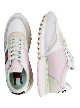 Sneakers Tommy Jeans Tacchetti Bianco per Donna