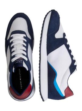 Sneakers Tommy HiFiger Runner Evo Bianco Uomo