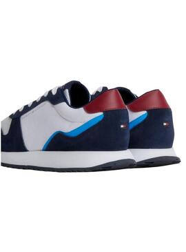 Sneakers Tommy HiFiger Runner Evo Bianco Uomo