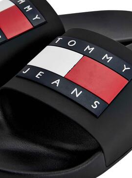 Flip flops Tommy Jeans Patch Nero per Uomo