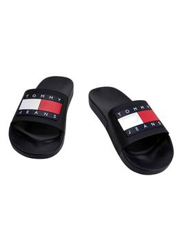 Flip flops Tommy Jeans Patch Nero per Uomo