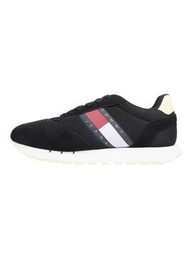 Sneakers Tommy Jeans Retro Guida Nero Uomo