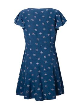 Vestito Pepe Jeans Becca Blu per Donna