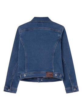 Giubbotto Pepe Jeans New Bacca Blu per Bambina