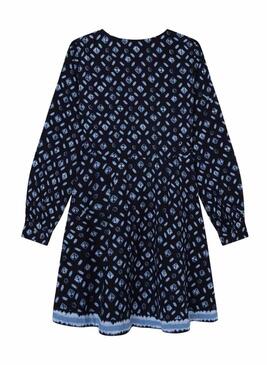 Vestito Pepe Jeans Sabine Blu Navy per Bambina