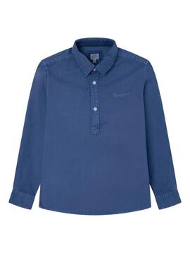 Camicia Pepe Jeans Marston Blu per Bambino