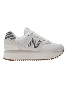 Sneakers New Balance 574+ Bianco per Donna