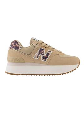 Sneakers New Balance 574+ Beige per Donna