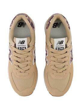 Sneakers New Balance 574+ Beige per Donna