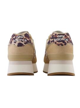 Sneakers New Balance 574+ Beige per Donna