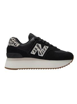 Sneakers New Balance 574+ Nero per Donna