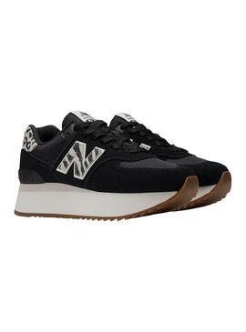 Sneakers New Balance 574+ Nero per Donna