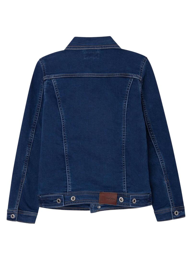 Giubbotto Pepe Jeans Legendary Blu Navy per Bambino