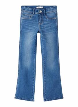 Pantaloni Jeans Name It Polly Blu per Bambina