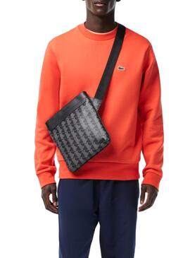 Borsa Lacoste Crossover Nero per Uomo