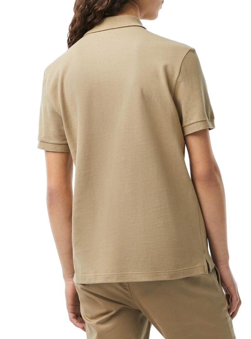 Polo Lacoste Basic Slim Fit Beige per Uomo