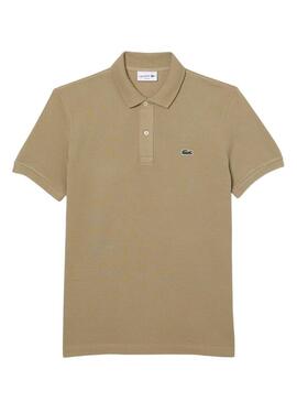 Polo Lacoste Basic Slim Fit Beige per Uomo