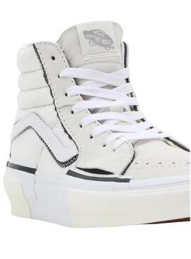 Sneakers Vans SK8-Hi Ricostruisci Bianco