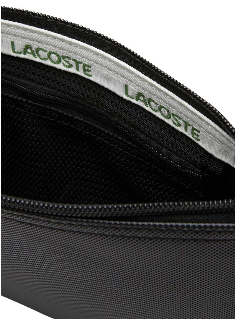 Borsa Lacoste Flat Crossover Bag Nero Donna