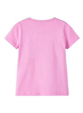 T-Shirt Name It Belinda Rosa per Bambina
