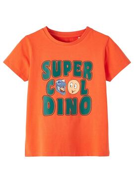 T-Shirt Name It Tony Arancione per Bambino