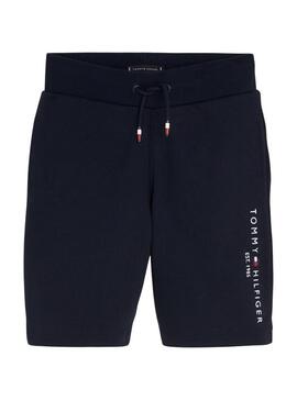 Bermuda Tommy Hilfiger Essential Blu Navy per Bambino