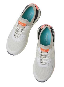 Sneakers Pepe Jeans Gioia Tech Bianco per Donna