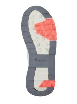 Sneakers Pepe Jeans Gioia Tech Bianco per Donna