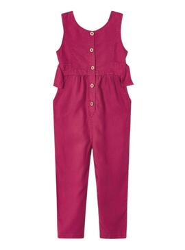 Jumpsuit Mayoral Fluido Rosa Fucsia per Bambina 