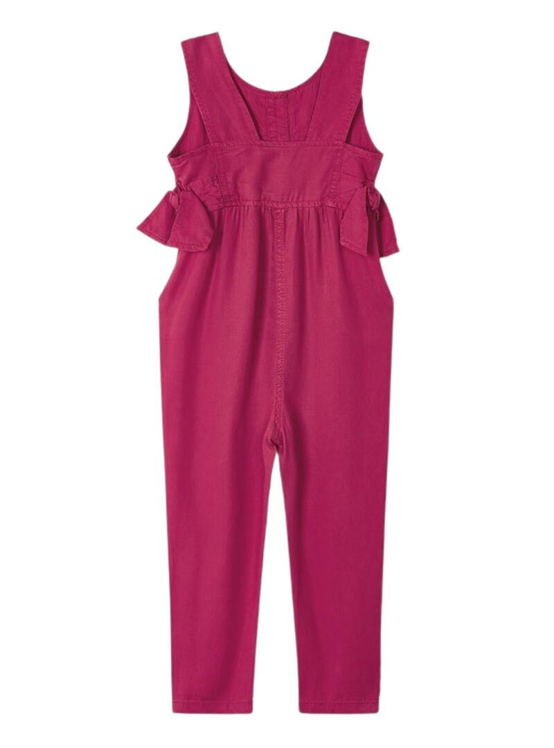 Jumpsuit Mayoral Fluido Rosa Fucsia per Bambina 