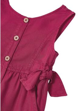 Jumpsuit Mayoral Fluido Rosa Fucsia per Bambina 