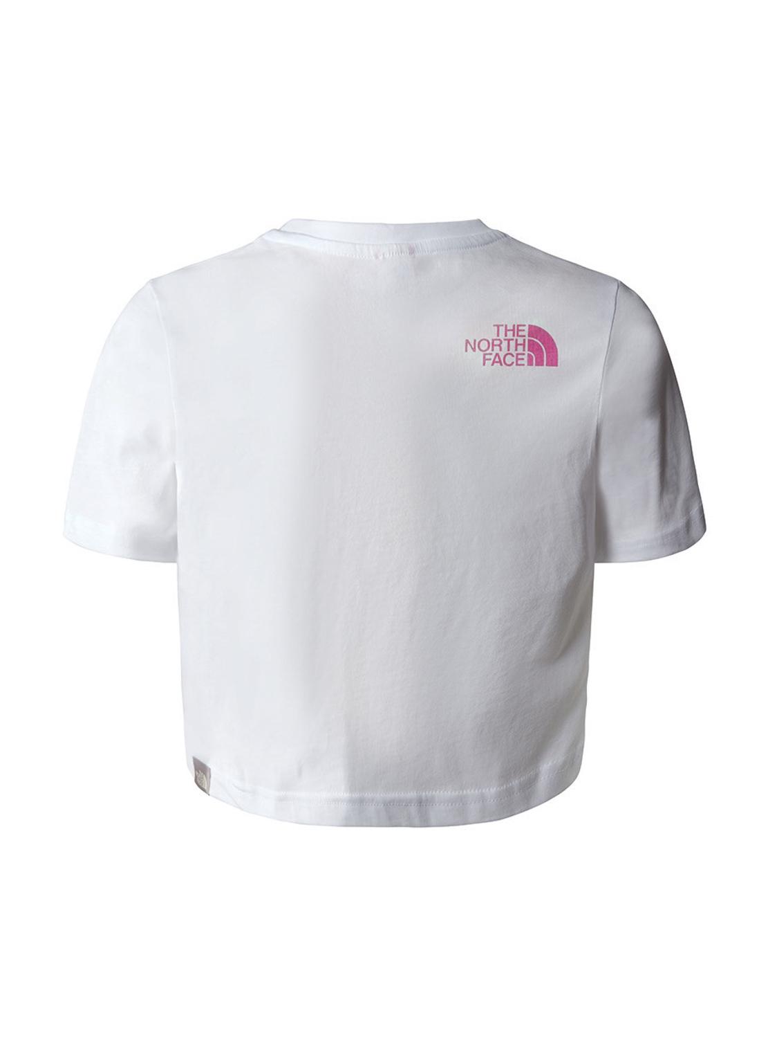 T-Shirt The North Face Easy Bianco per Bambina