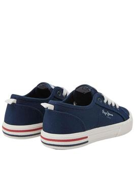 Scarpe Pepe Jeans Brady Basic Marino per bambino