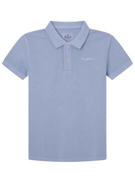 Polo Pepe Jeans Oli Blu per Bambino