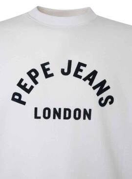 T-Shirt Pepe Jeans Andrew Bianco per Uomo