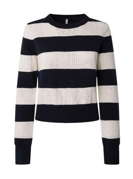 Pullover Pepe Jeans Francesca Strisce per Donna