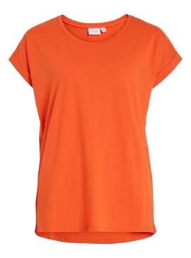 T-Shirt Vila Dreamers Arancione per Donna