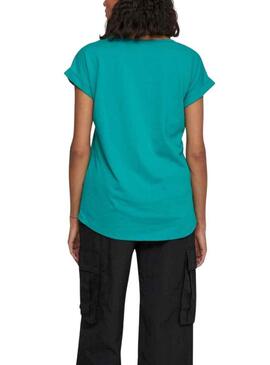 T-Shirt Vila Dreamers turchese per Donna