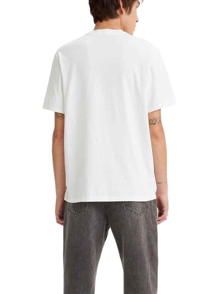 T-Shirt Levis Pocket Bianco per Uomo