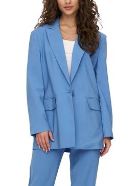 Giacca Only Laris Blu per Donna